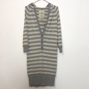 Hollister striped sweater dress